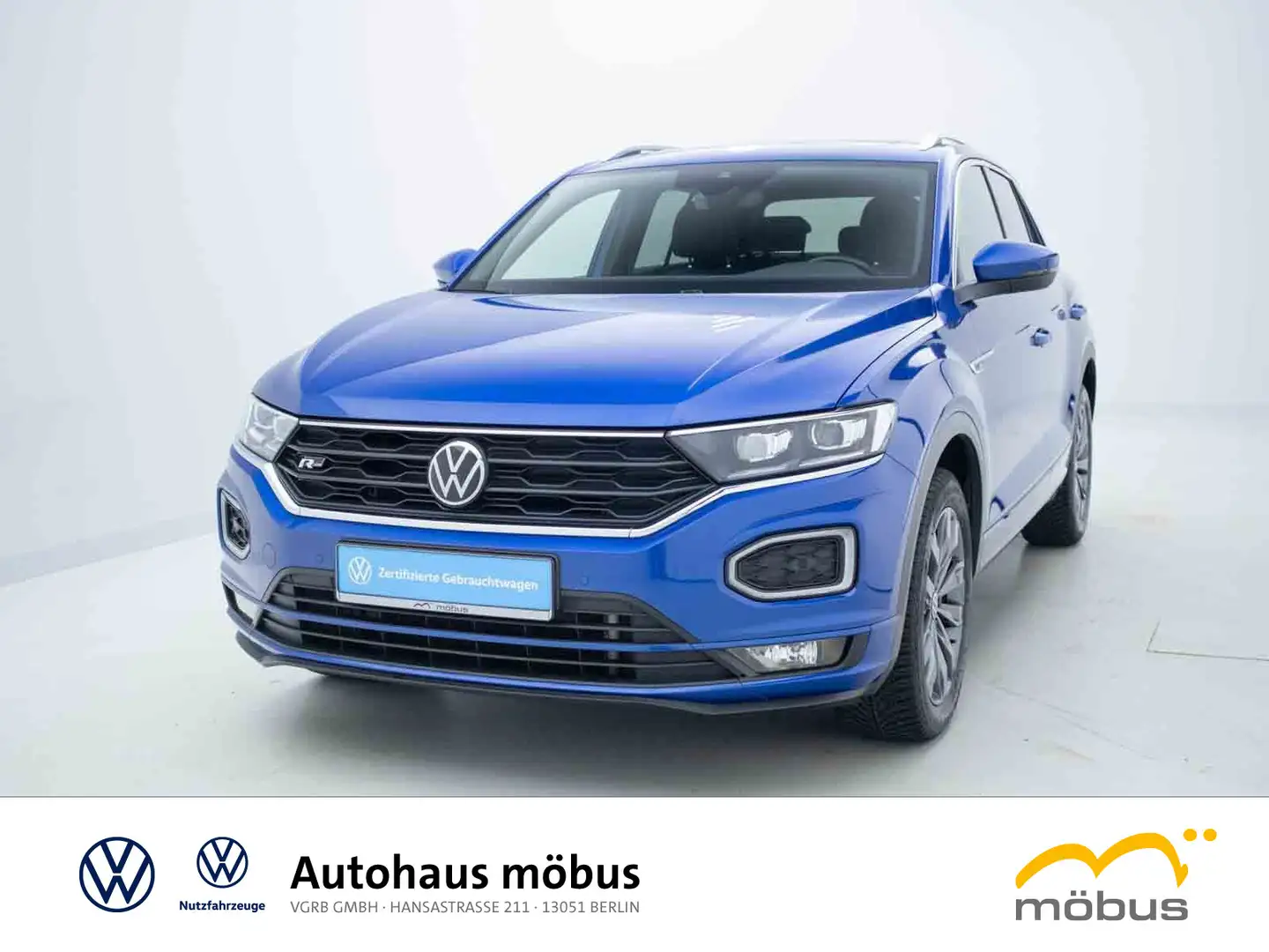 Volkswagen T-Roc 1.5 TSI DSG*ACC*APP*PANO*RFK*LED*SHZ*AHK* Blau - 2