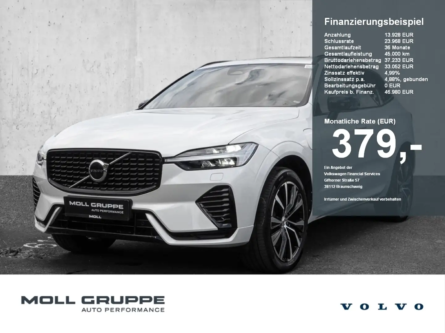 Volvo XC60 T8 Twin Engine AWD R Design Plug-In Pano Sthz.LED Weiß - 1