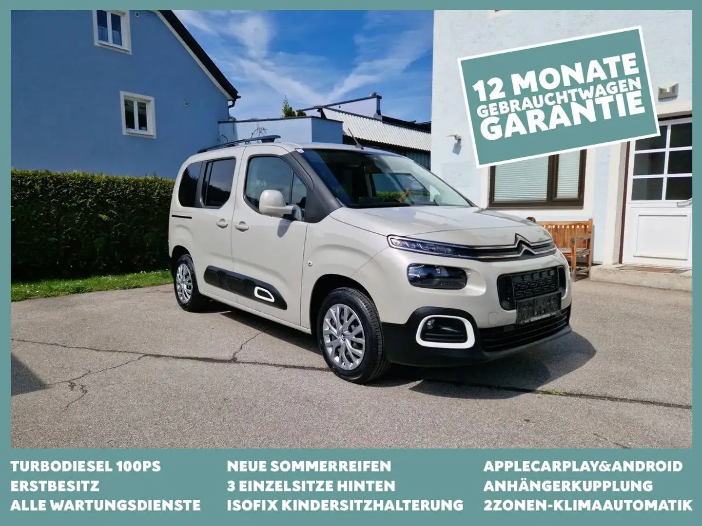 Citroen Berlingo BlueHDi Feel M Beige - 1