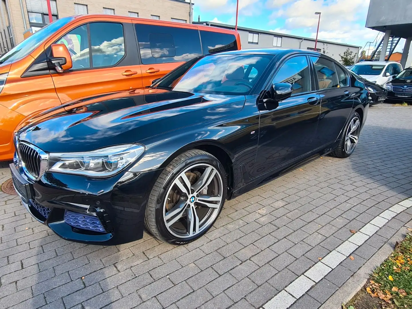 BMW 740 Lim 740 d xDrive M Sport-Paket M-Technic Leder Zwart - 1