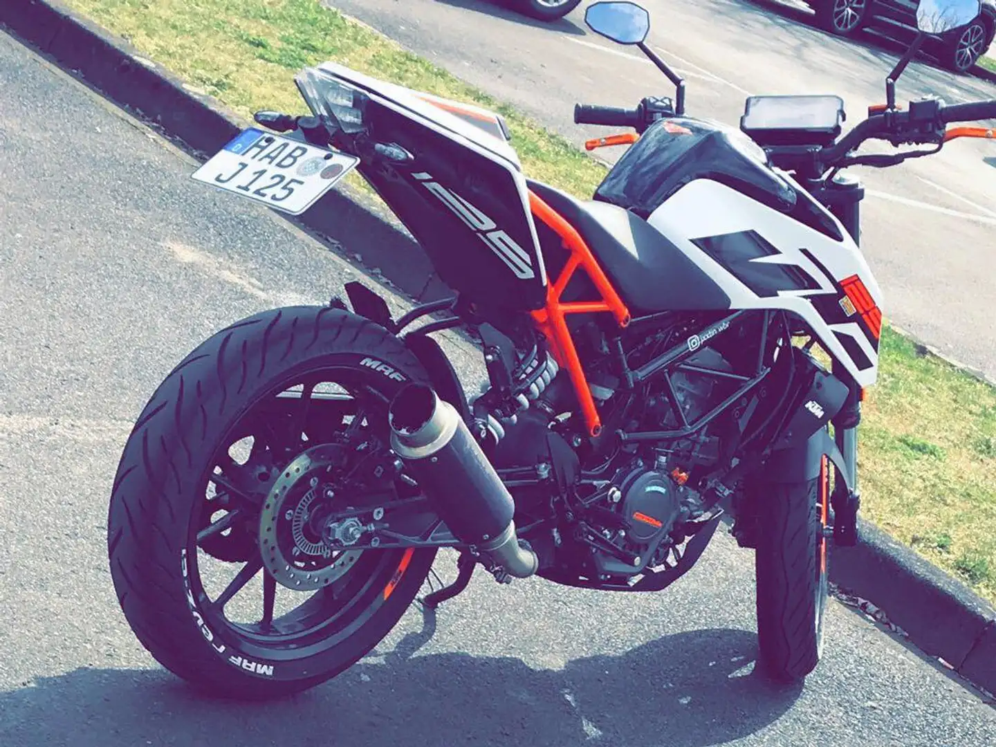 KTM 125 Duke White - 2