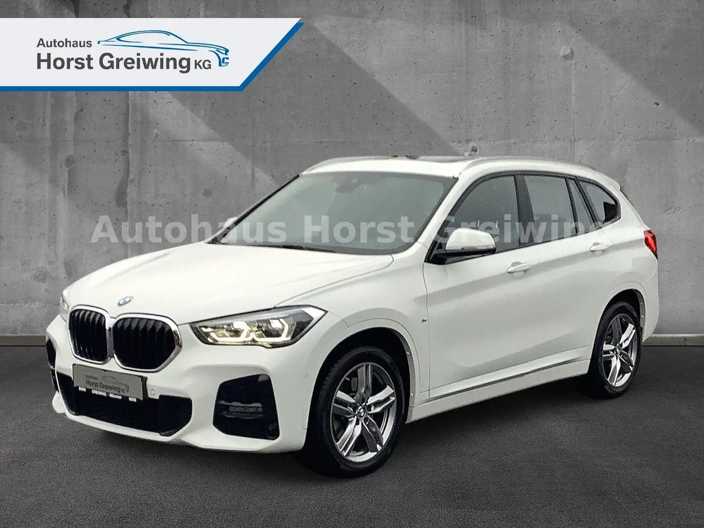 BMW X1 xDrive 20 d M Sport AHK Pano LED NAVI Kamera Weiß - 1