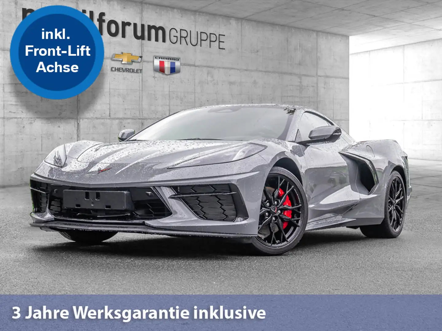 Corvette C8 Coupe MY24 Stingray Targa Sea Wolf Gray Šedá - 1