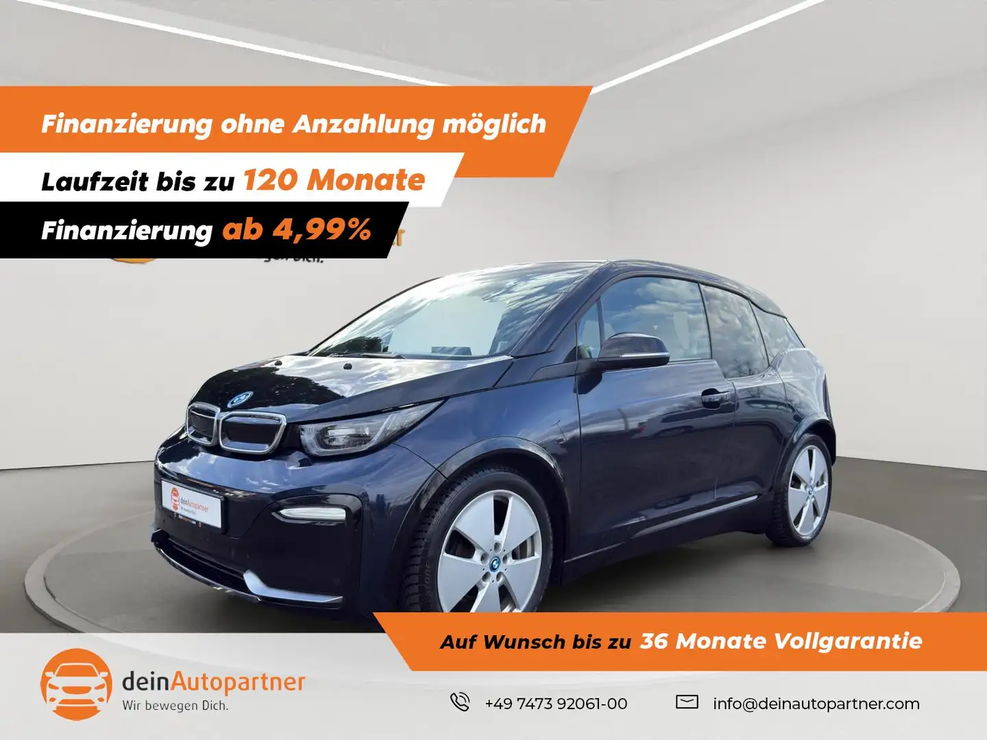 BMW i3 s 120Ah Leder Navi Schnelll. Wärmep. Loft LED Schwarz - 1