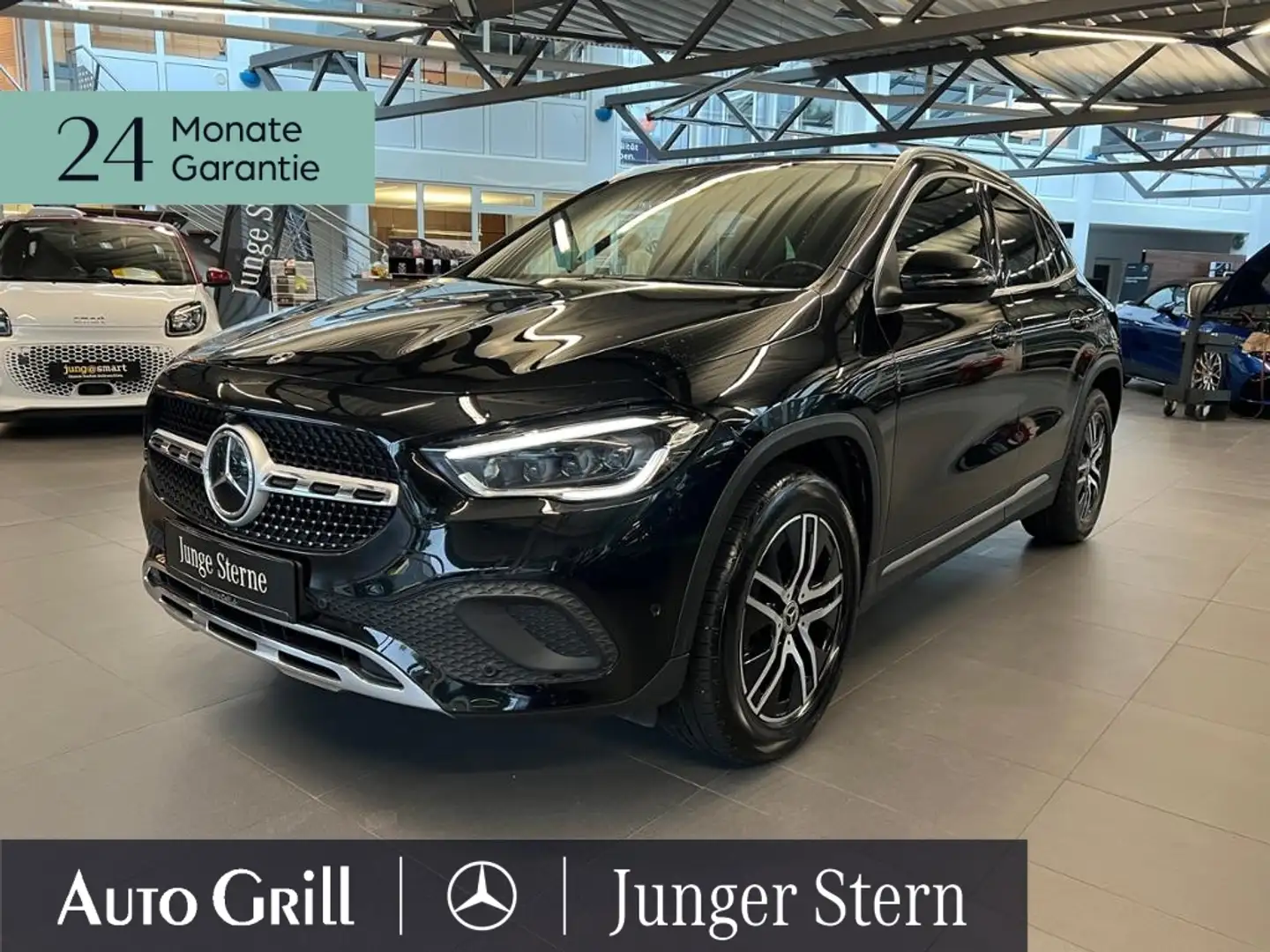 Mercedes-Benz GLA 220 d 4M Aut. MBUX Progressive MBeam 360 Zwart - 2
