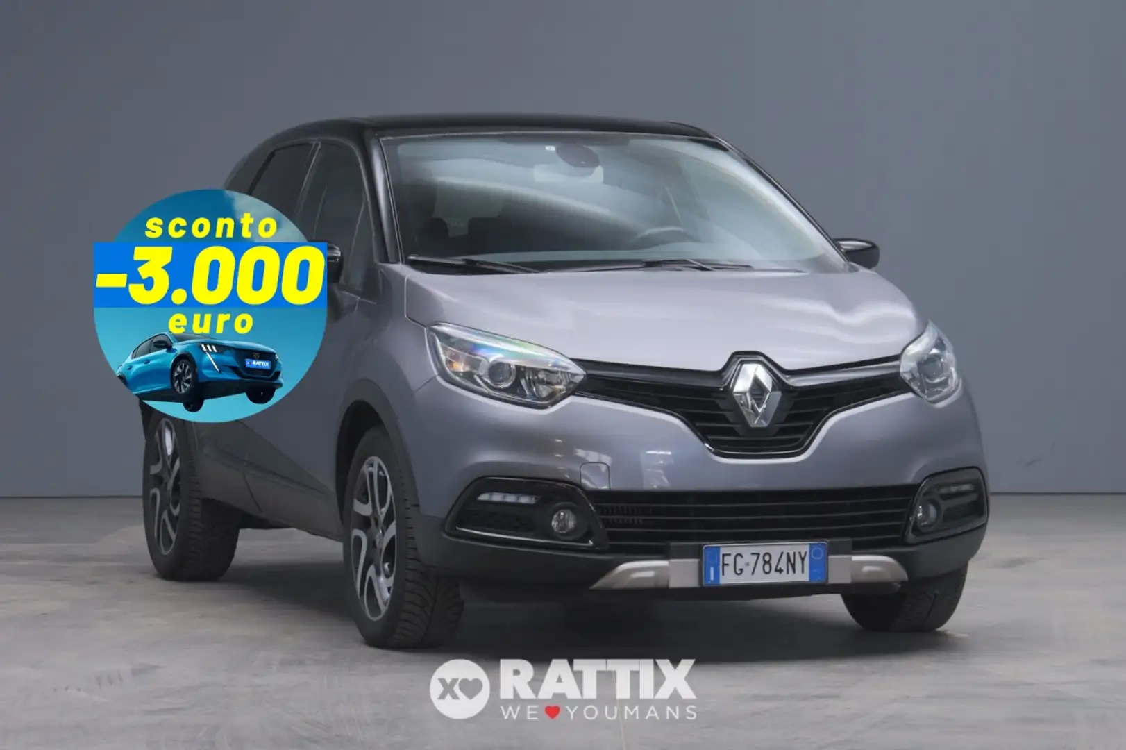 Renault Captur 1.5 DCI 90CV Excite EDC Grigio - 1