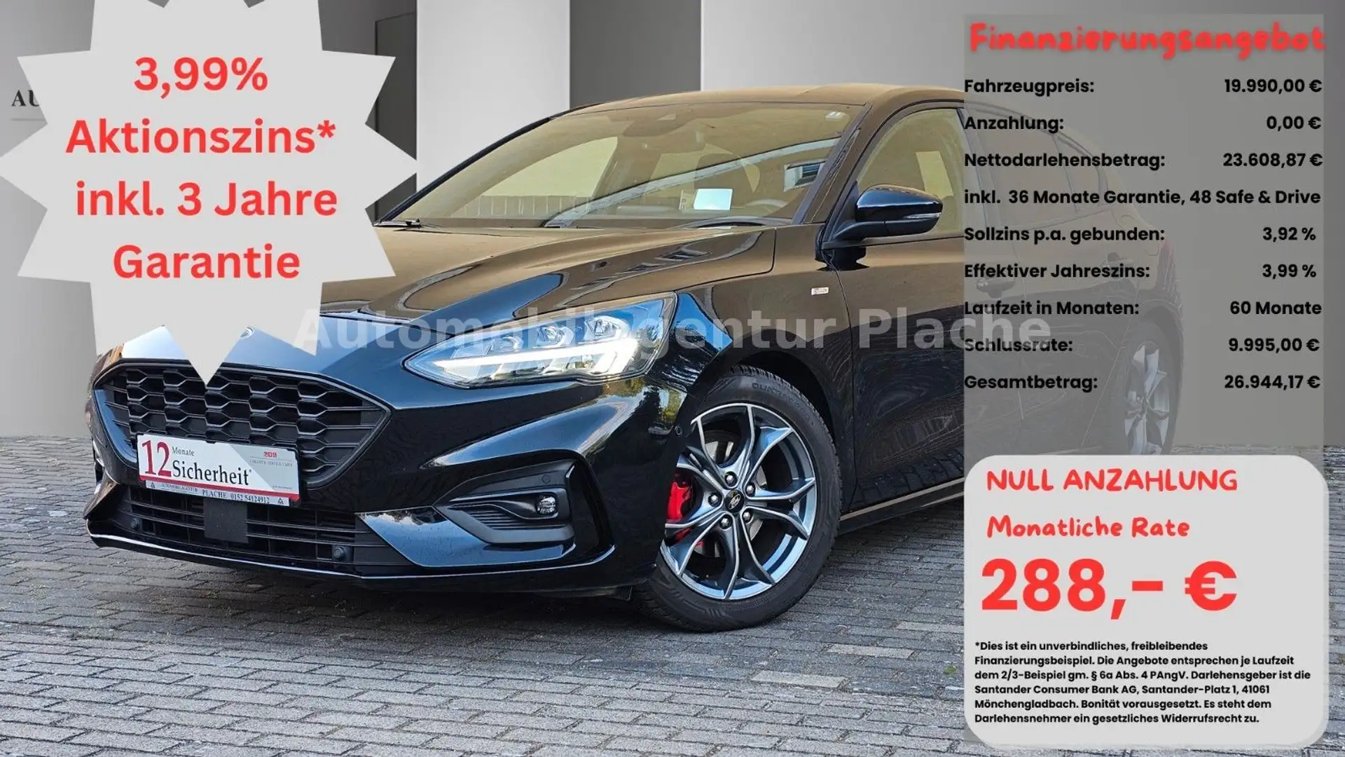 Ford Focus ST-Line X *LED/Virtuell/ HeadUp/ Kamera* Schwarz - 1