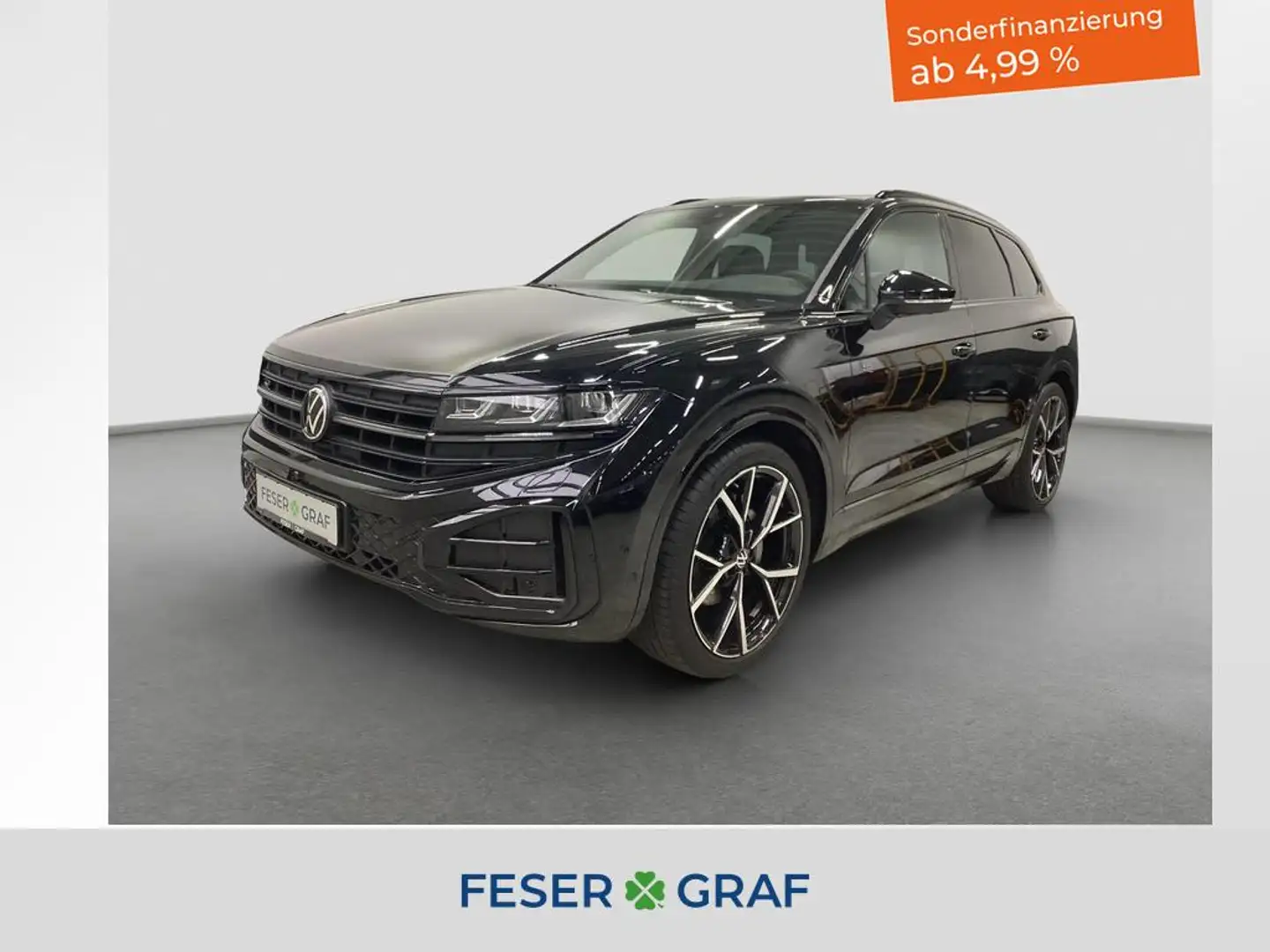 Volkswagen Touareg R-Line V6 TDI 210kW AHK HuD Pano Dynaudio Schwarz - 1