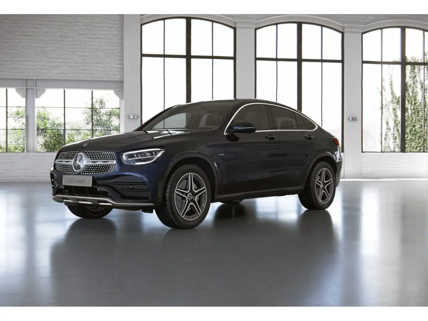Mercedes-Benz GLC 300 de 4MATIC Coupé Navi PTS AUT Wide Cam Bleu - 1