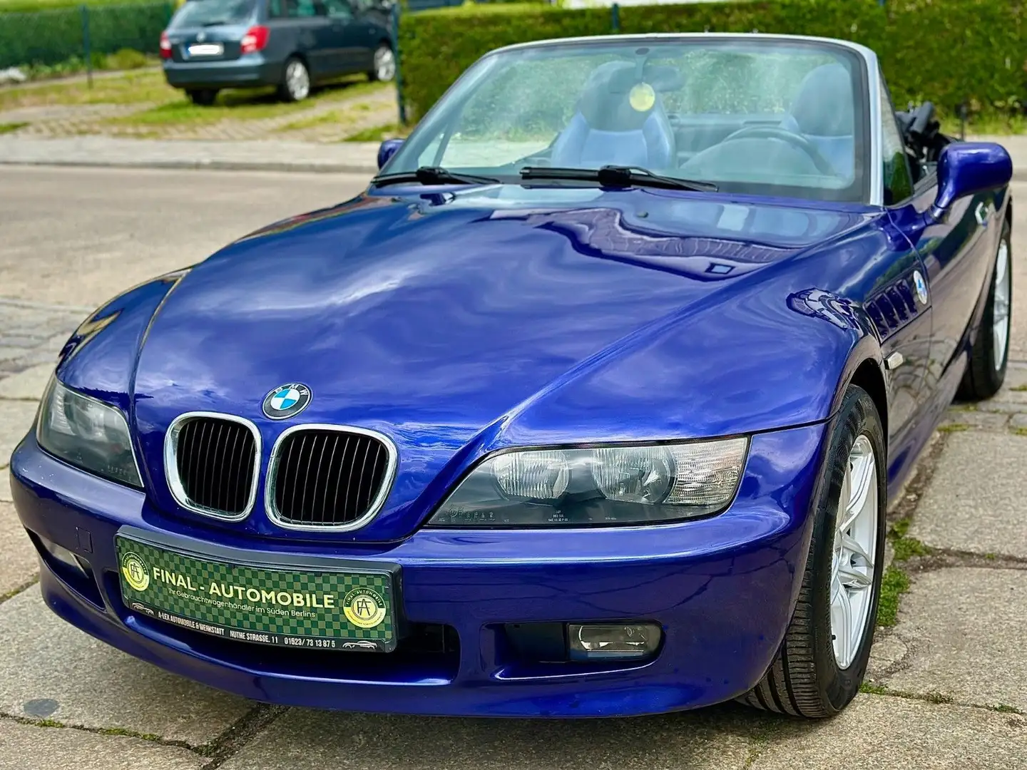 BMW Z3 1.9i Cabriolet Roadster * 2.-Hand * Leder *LM Blau - 2