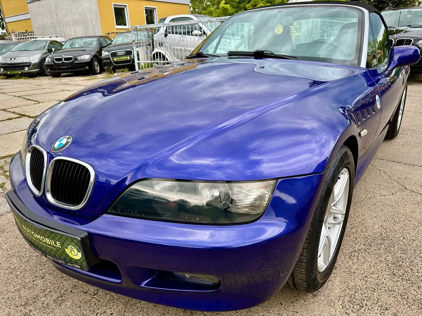 BMW Z3 1.9i Cabriolet Roadster * 2.-Hand * Leder *LM Blau - 1