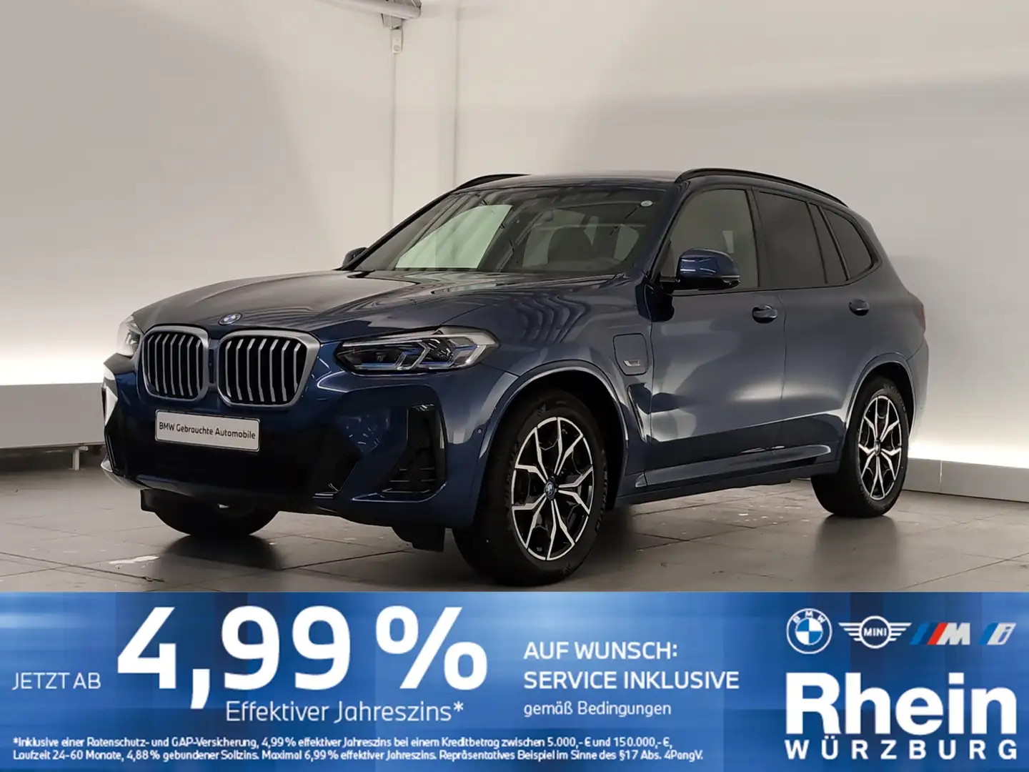 BMW X3 xDrive30e M Sportpaket Laser/HUD/SHZ Laser/HUD/SHZ Blau - 1