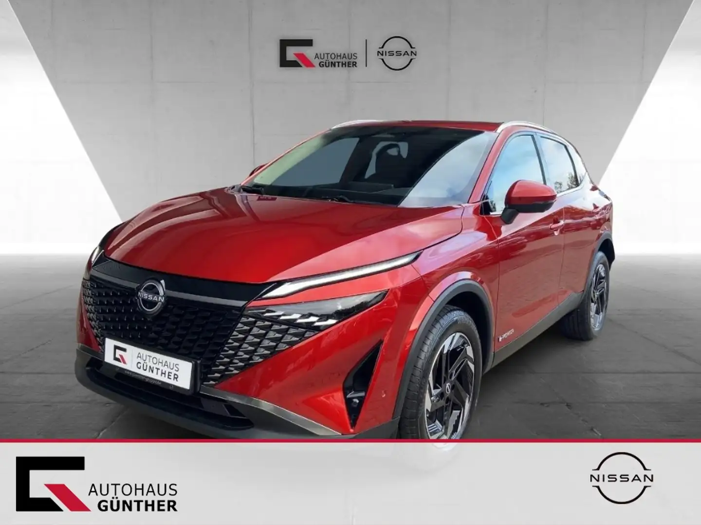 Nissan Qashqai N-CONNECTA Autom. Winter/HUD/360°/ e-POWER Rojo - 1