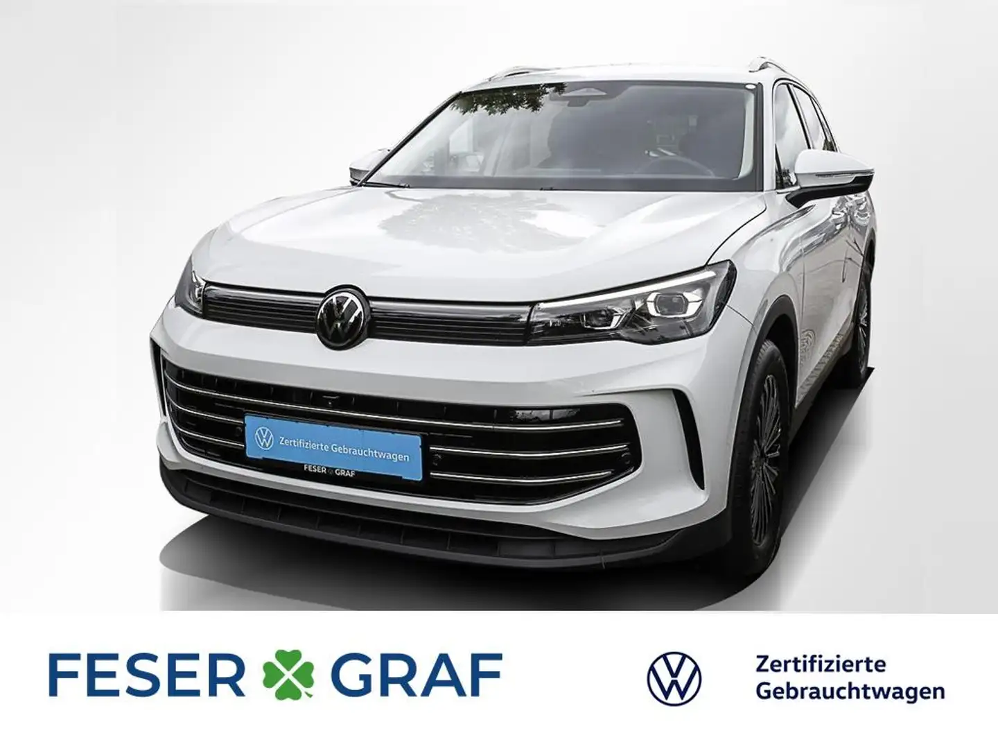 Volkswagen Tiguan 1.5 eTSI Elegance DSG 360° AHK Matrix Navi Weiß - 1