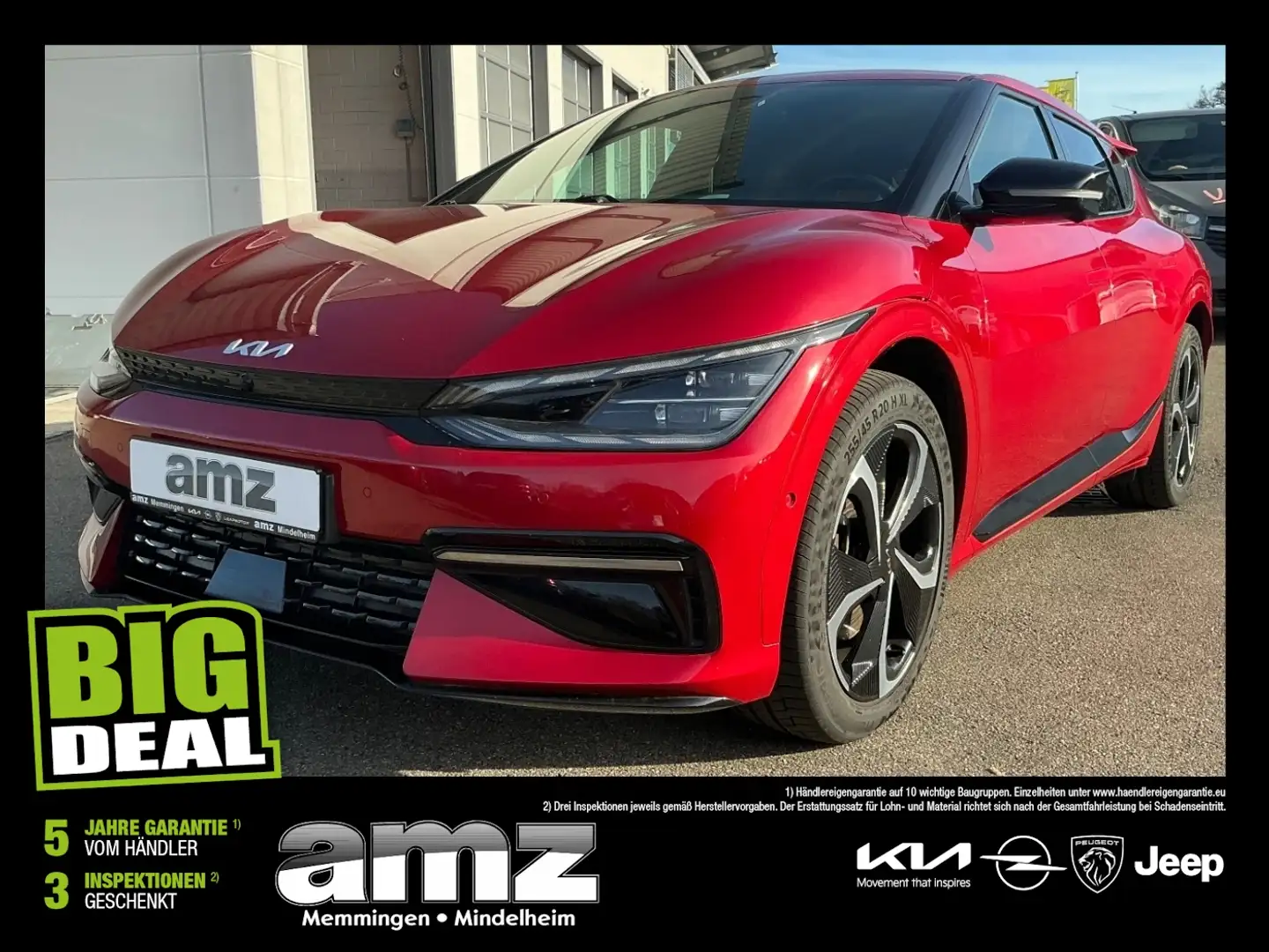 Kia EV6 77,4 GT Line MeridianSound*Headup*20Zoll*V2L Rojo - 1