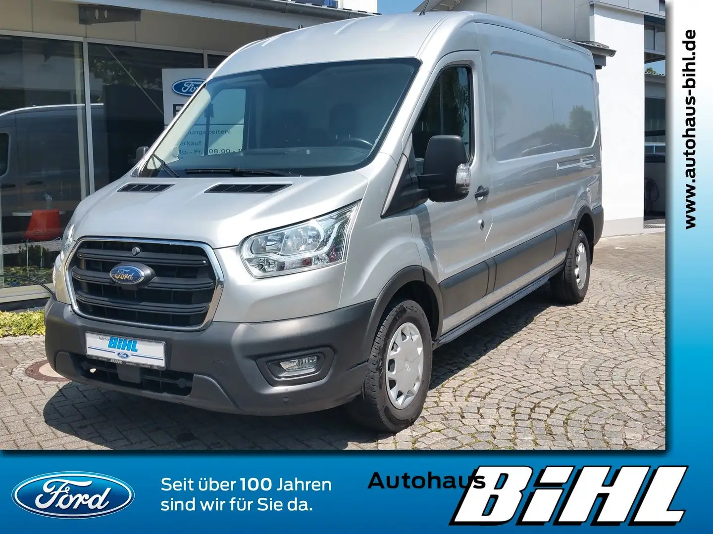 Ford Transit Kasten 350 L3H2 Klima AHK Standh. Kamera Silber - 1