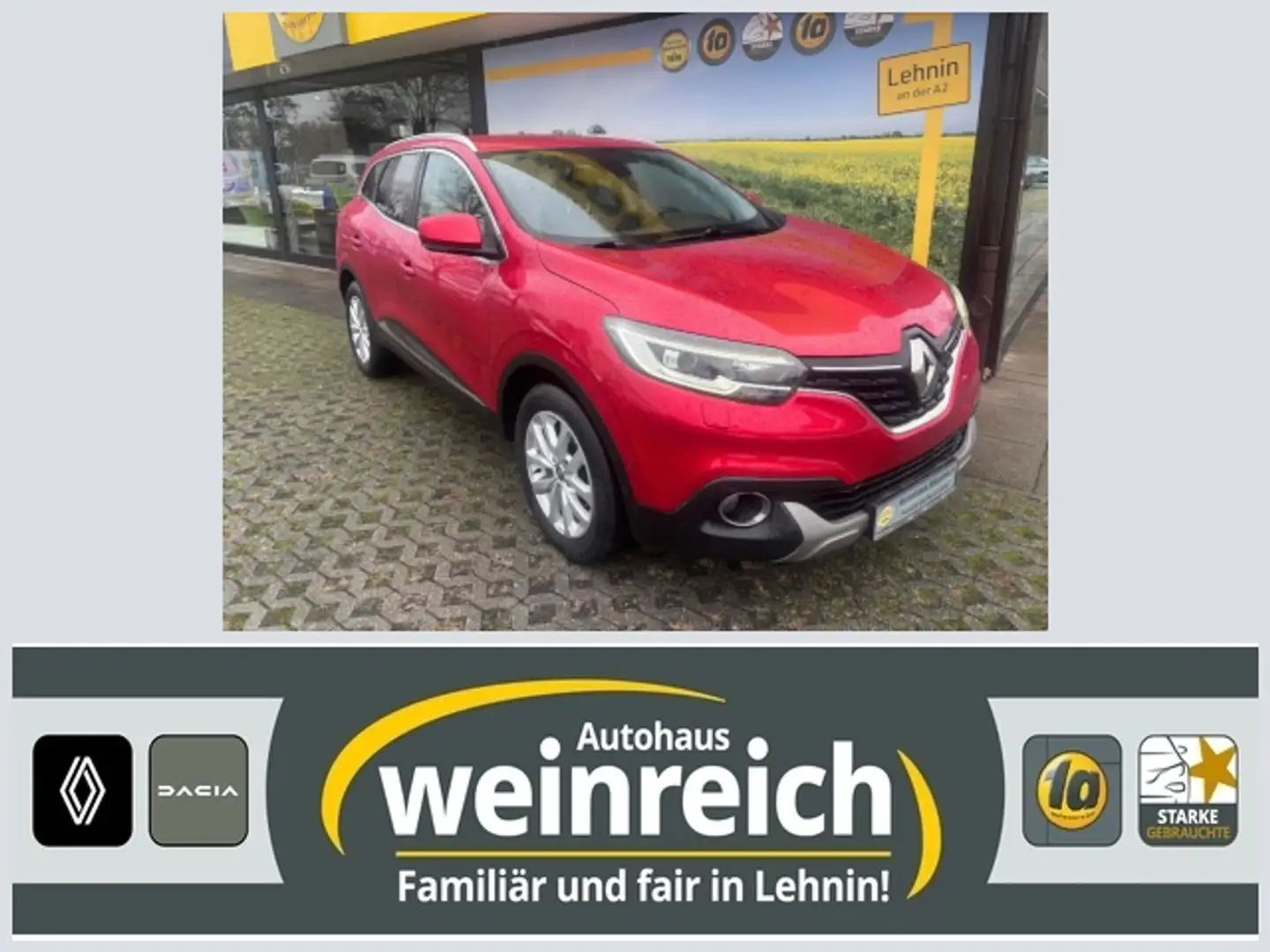 Renault Kadjar mit Navi, Klima & Sitzheizung Klima Navi Rouge - 1