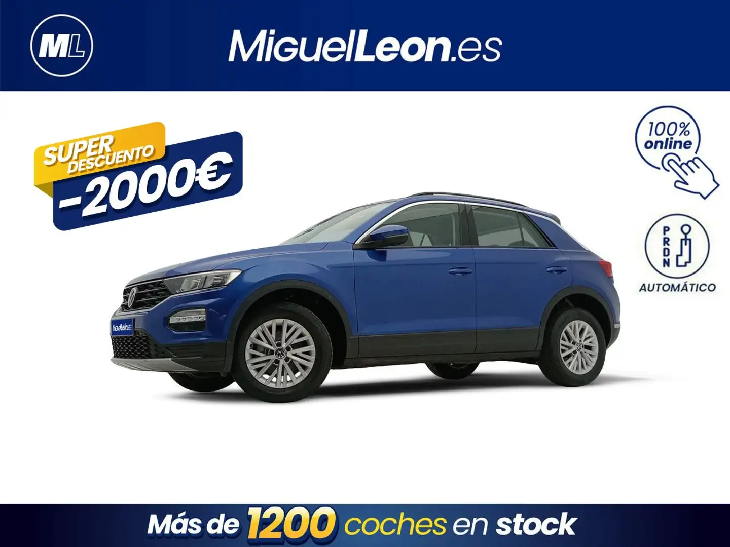 Volkswagen T-Roc 1.5 TSI Advance Style DSG7 Azul - 1