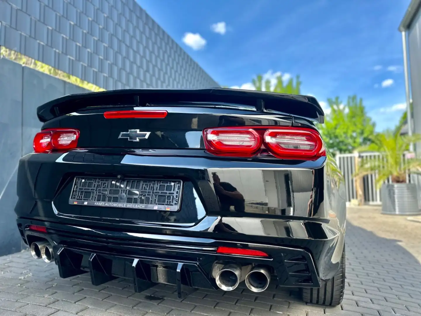 Chevrolet Camaro CAMARO 6.2 V8 SS "ZL1 PAKET"KLAPPEN-BLACK BEAST Noir - 2