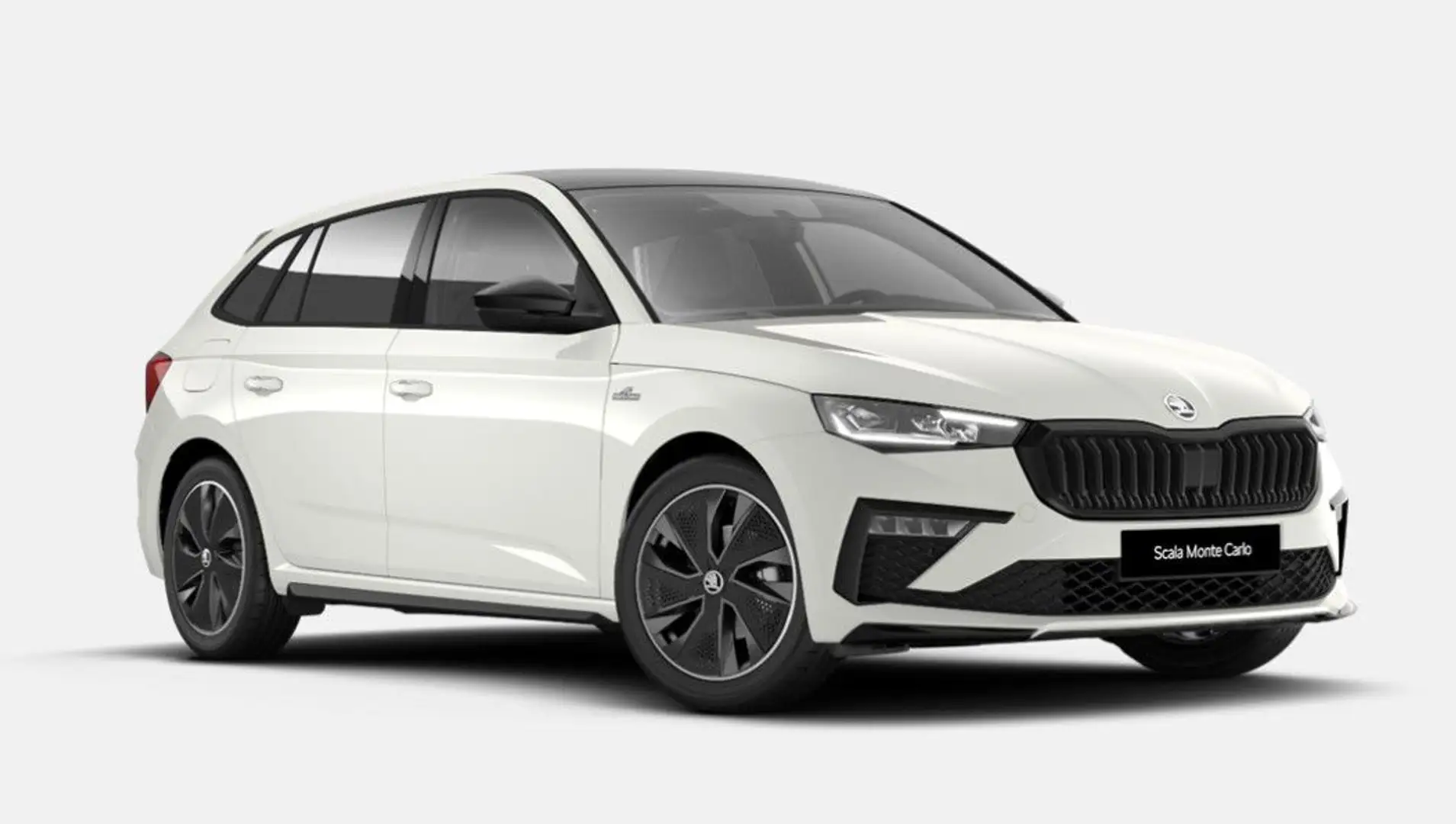 Skoda Scala 1.5TSI Monte Carlo ACC SideAHK Matrix Pano Bílá - 1