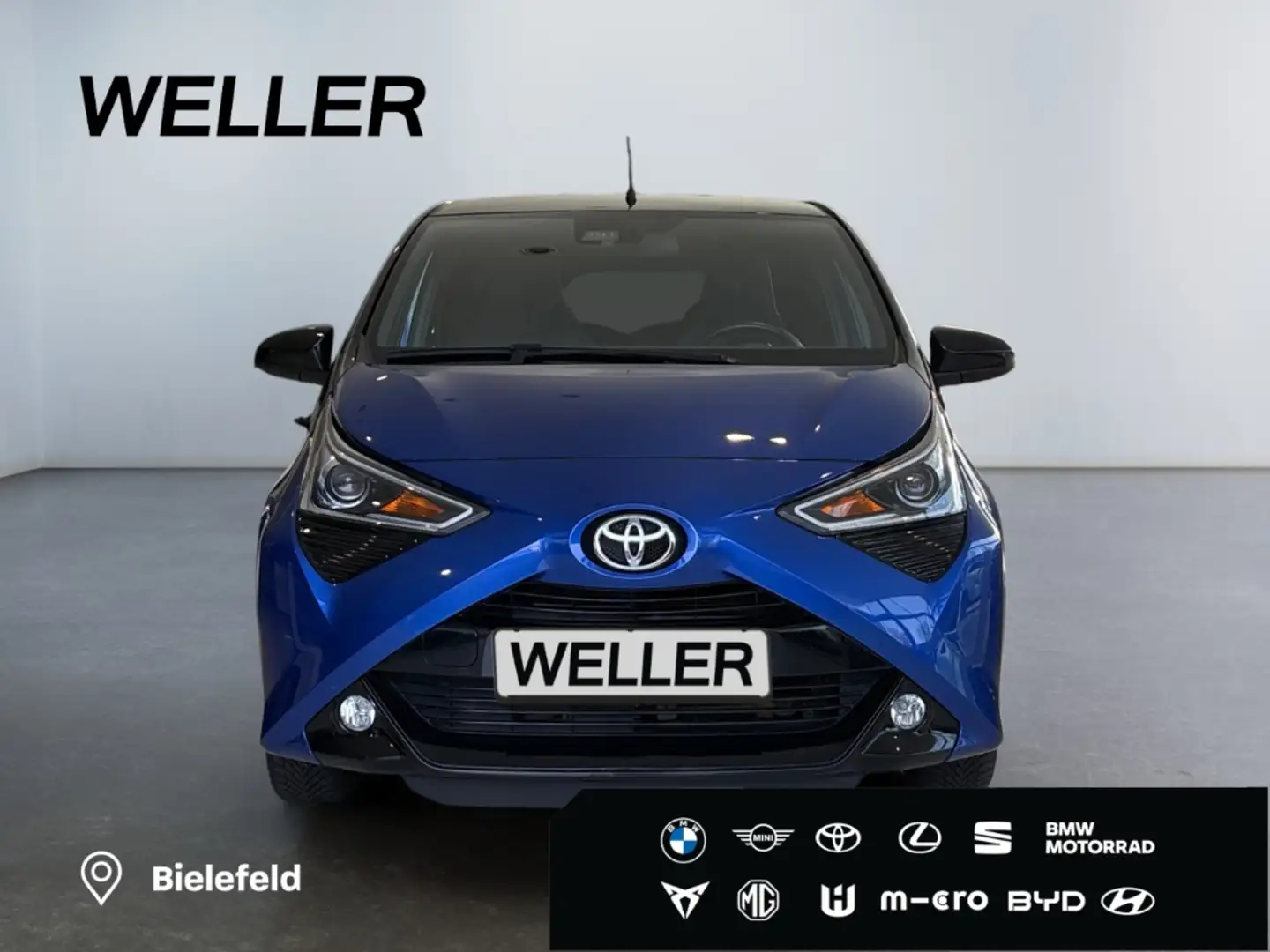 Toyota Aygo x-final *Teilleder*Kamera*CarPlay*SmartKey* Blau - 2