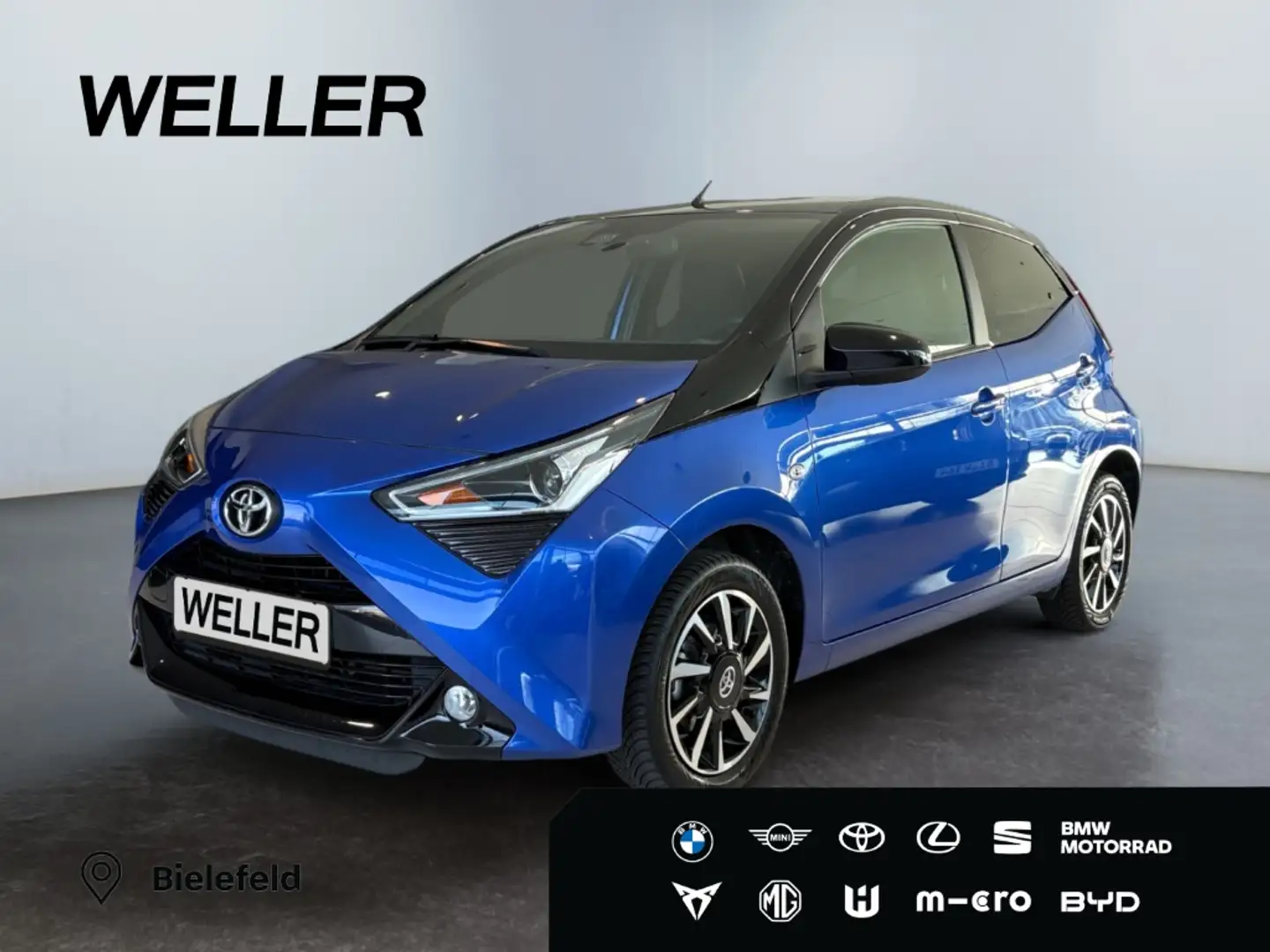 Toyota Aygo x-final *Teilleder*Kamera*CarPlay*SmartKey* Blau - 1