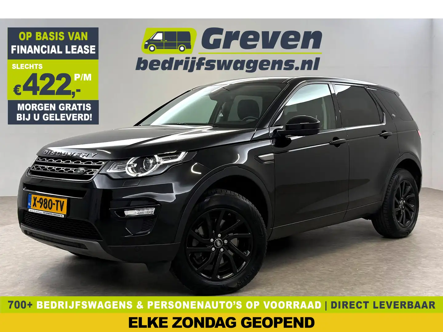 Land Rover Discovery 2.0 TD4 HSE Luxury 7p. | Pano | Camera | Trekh. | Zwart - 1