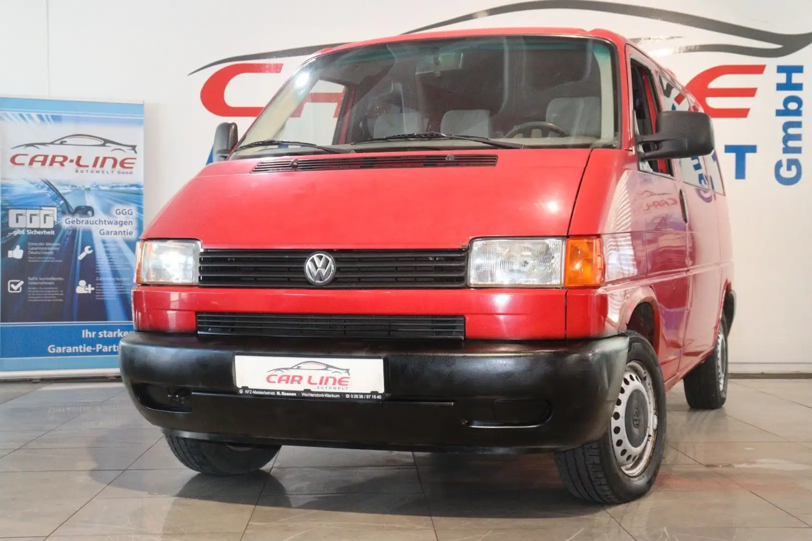Volkswagen T4 Caravelle *8 Sitzer* Rojo - 1