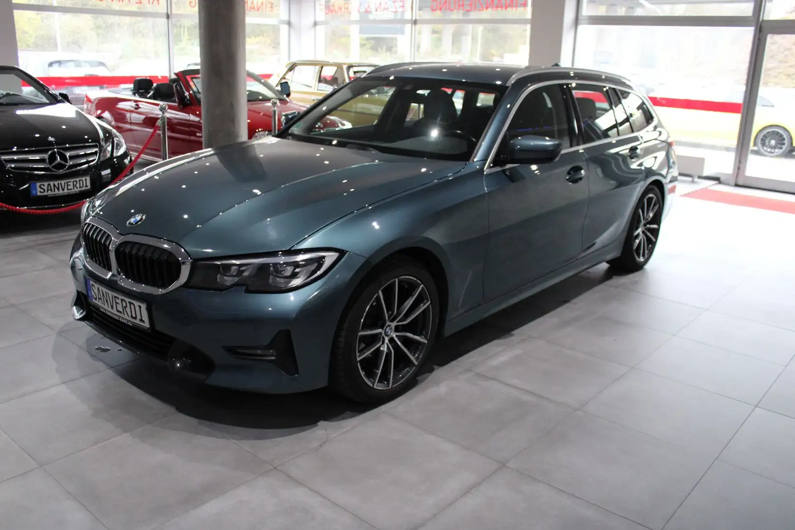 BMW 318 dT SPORT INDIVIDUAL LEDER NAVI LED 6.GANG EU6 Bleu - 1