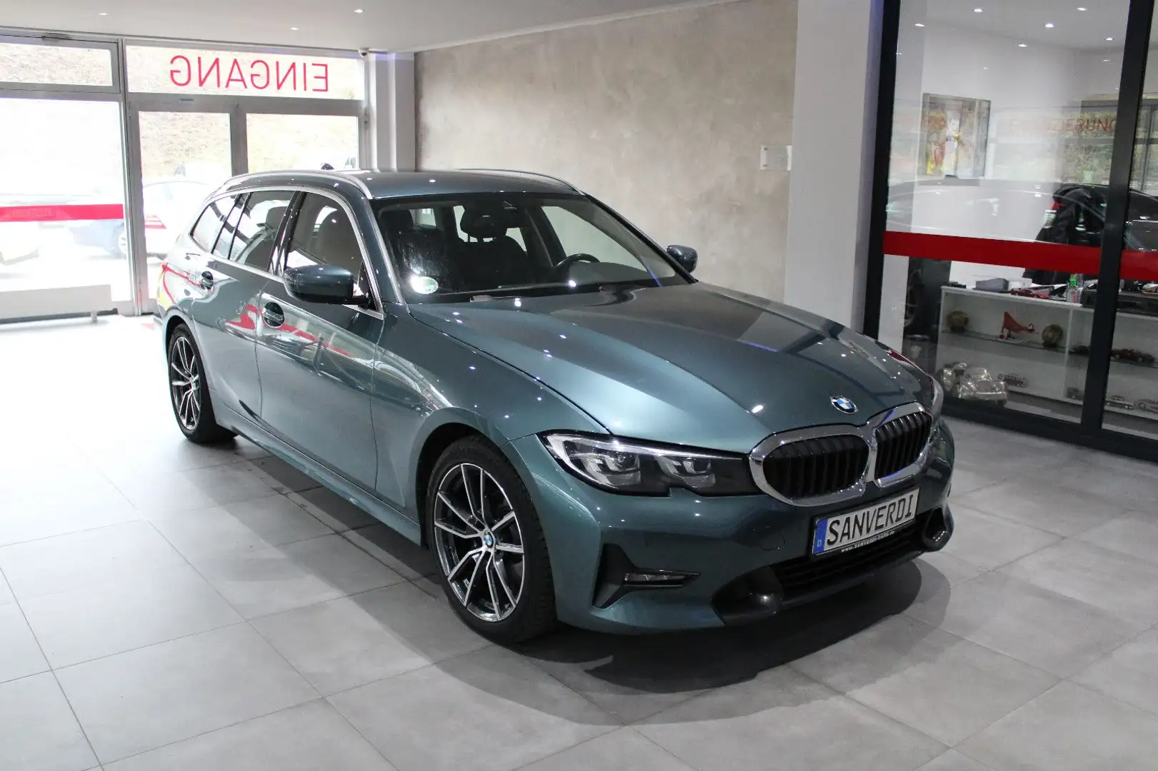 BMW 318 dT SPORT INDIVIDUAL LEDER NAVI LED 6.GANG EU6 Bleu - 2