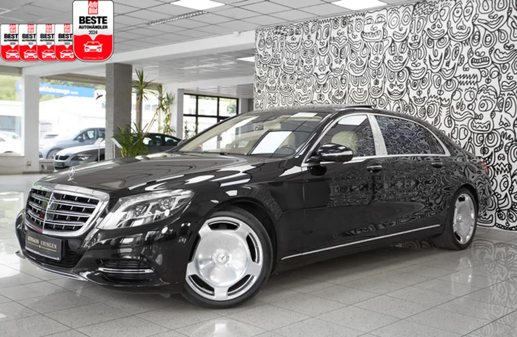 Mercedes-Benz S 500 MAYBACH*ORIGINAL*4-MATIC*FIRST-CLASS FOND* Schwarz - 1