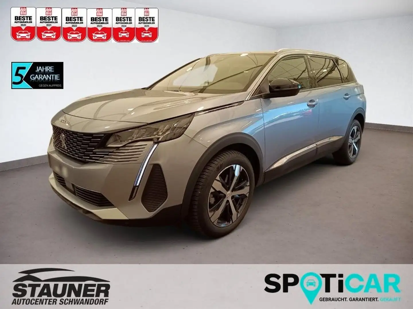 Peugeot 5008 Allure Pack BlueHDi AT8*7 SITZER*KAMERA* Silber - 1