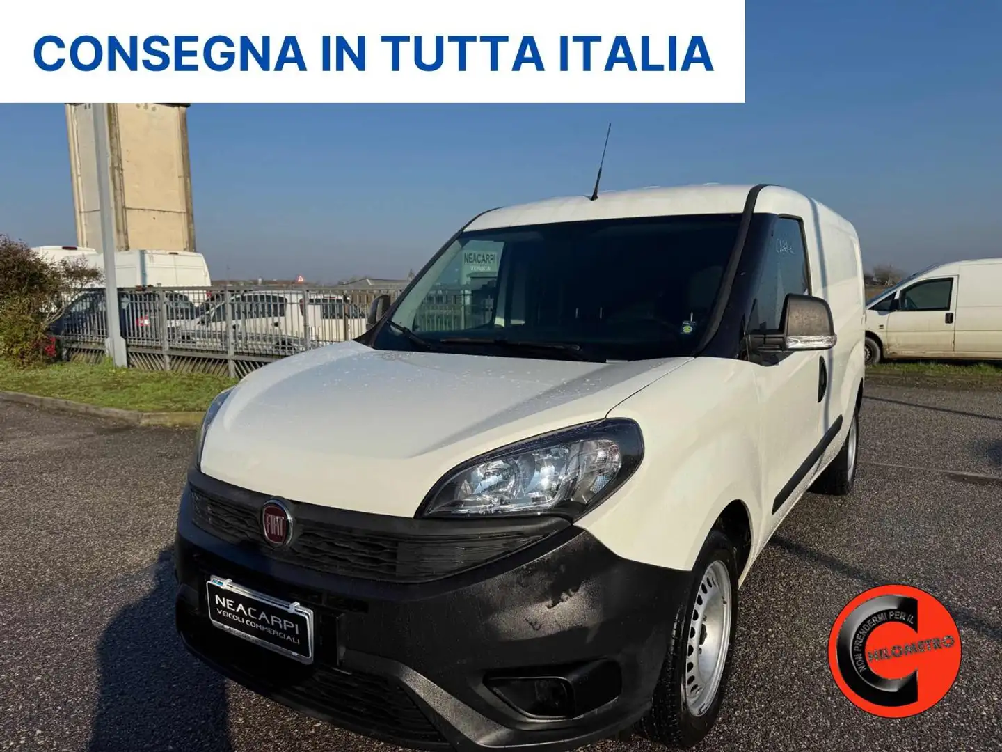 Fiat Doblo 1.3 MJT(PL-TN-L2H1)CARGO MAXI PASSO LUNGO-E6D- Blanc - 1