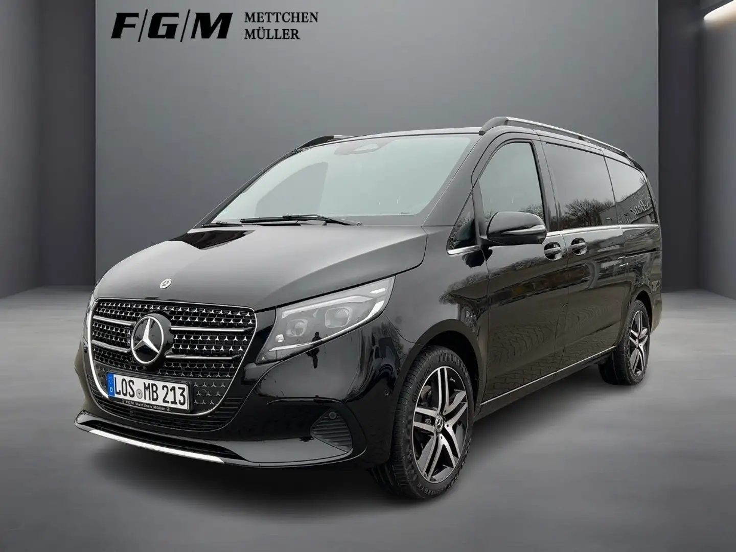 Mercedes-Benz V 300 d Avantgarde Burm|MBeam|TWA|360|AHK| Noir - 2