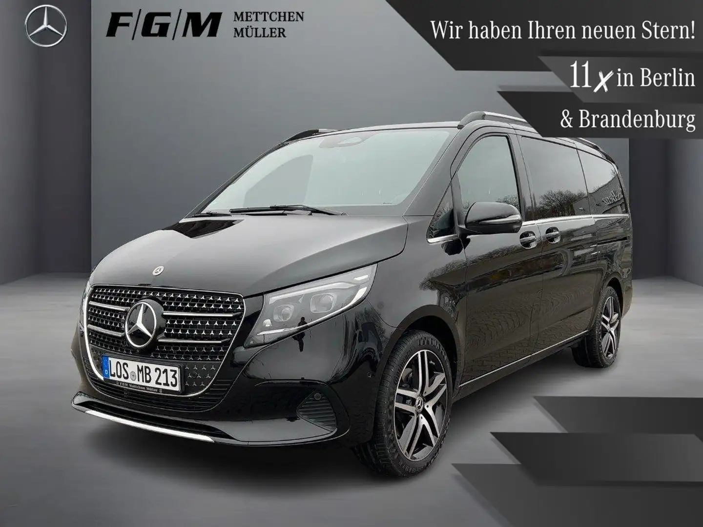 Mercedes-Benz V 300 d Avantgarde Burm|MBeam|TWA|360|AHK| Noir - 1