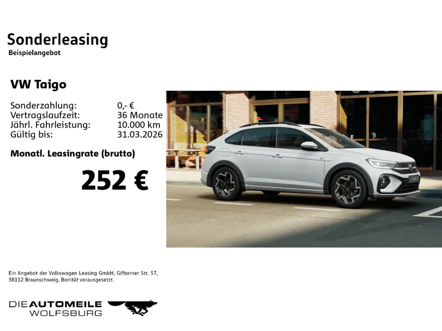 Volkswagen Taigo 1.5 TSI DSG R-Line Matrix/ACC/AHK Weiß - 2