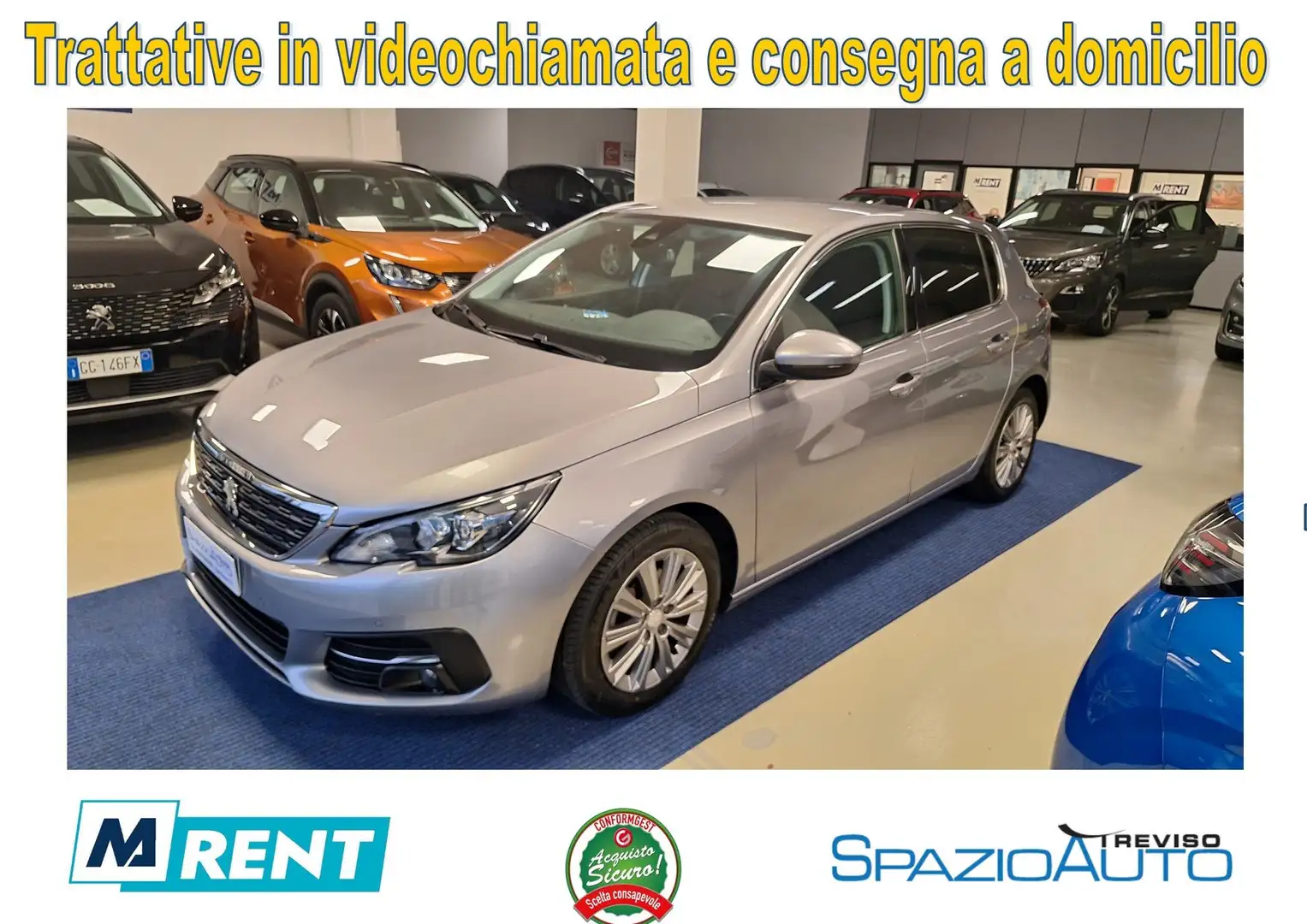 Peugeot 308 308 5p 1.2 puretech Allure Pack // MOLTO BELLA // Gris - 1