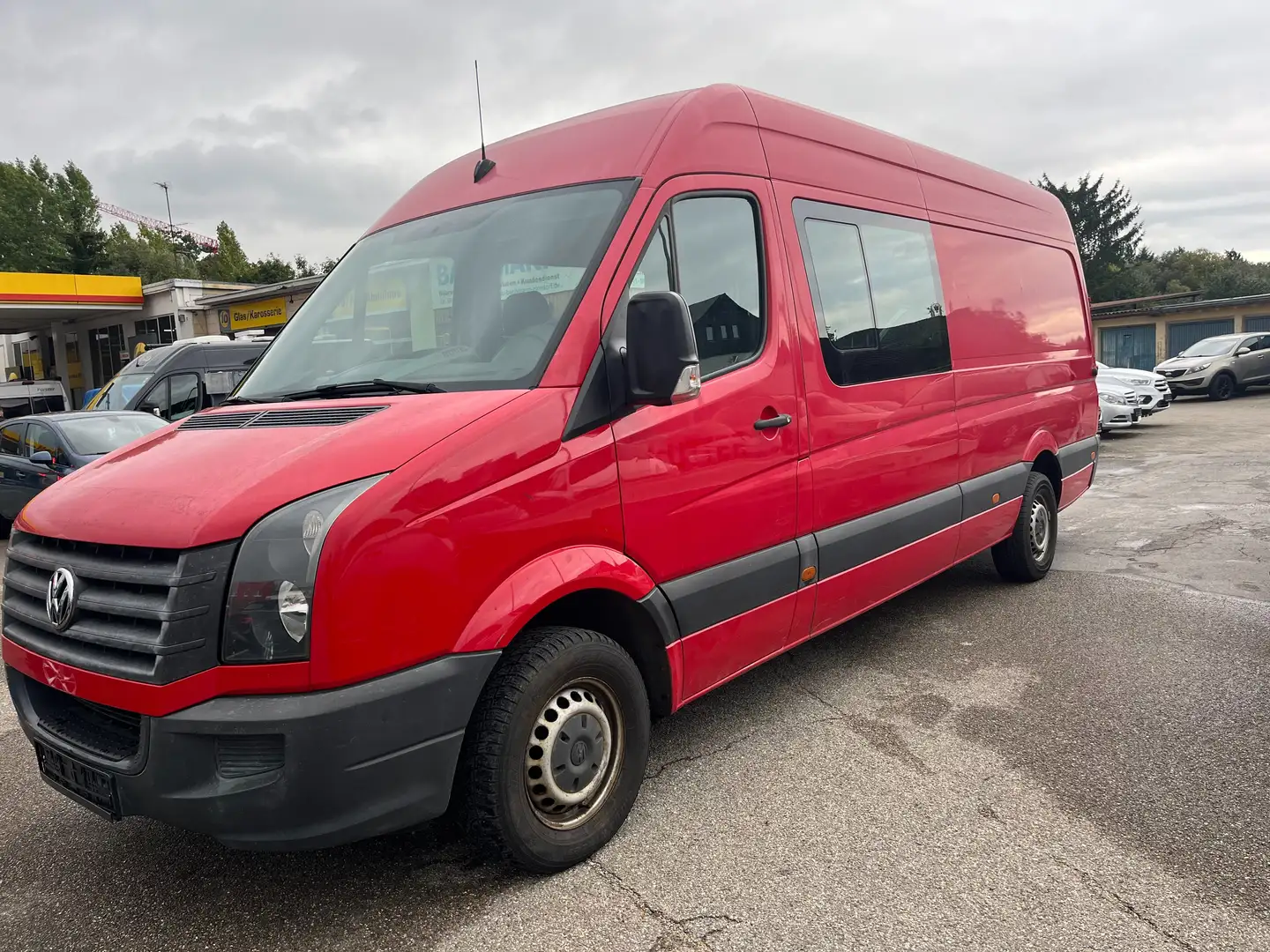 Volkswagen Crafter 35 lang L3H2 Hochdach Rot - 2