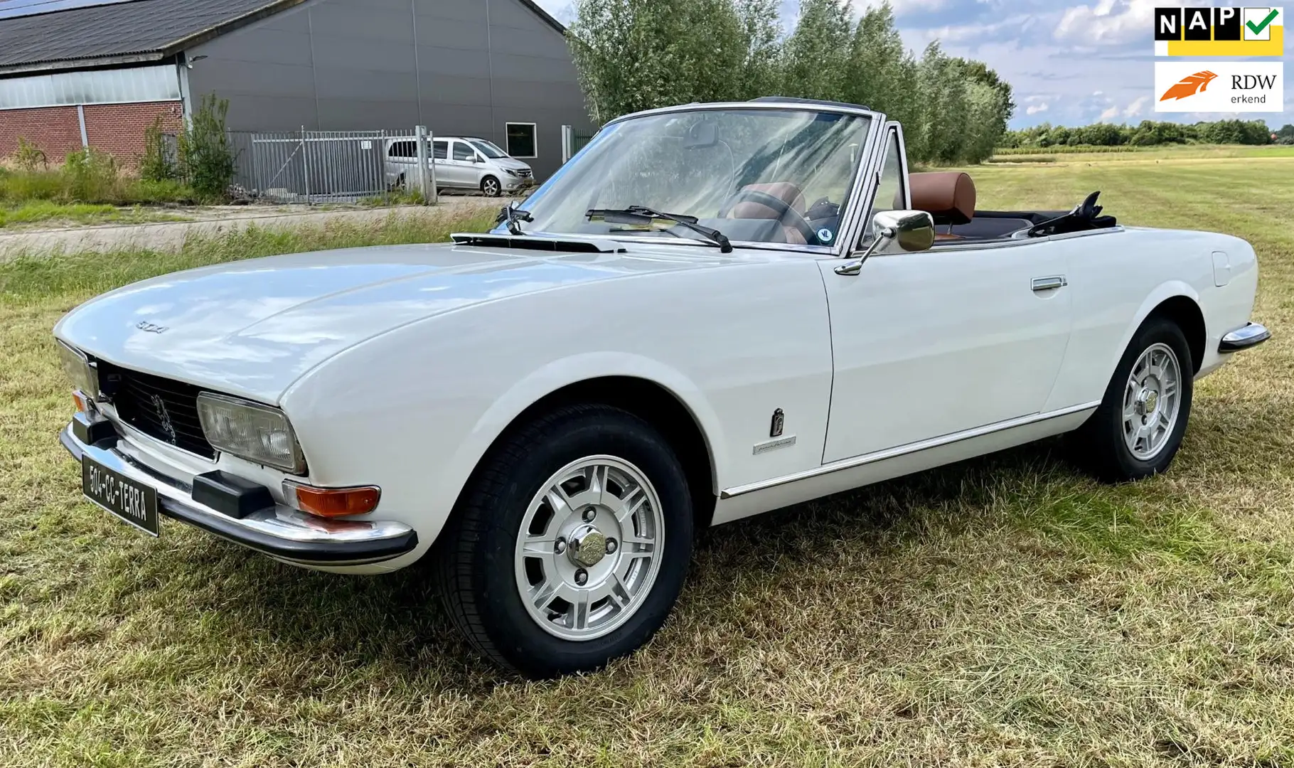 Peugeot 504 V6 2.7 Cabrio 5 speed Blanco - 1
