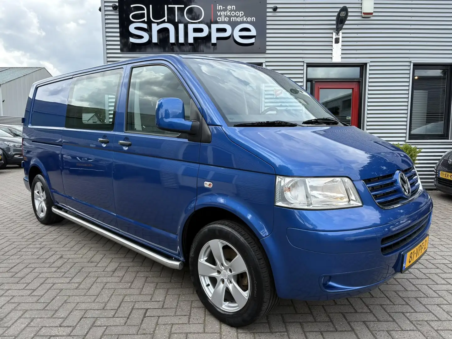 Volkswagen Transporter 2.5 TDI 340 AIRCO-158 000 KM!-3 PERSOONS-CRUISE-NE Modrá - 2