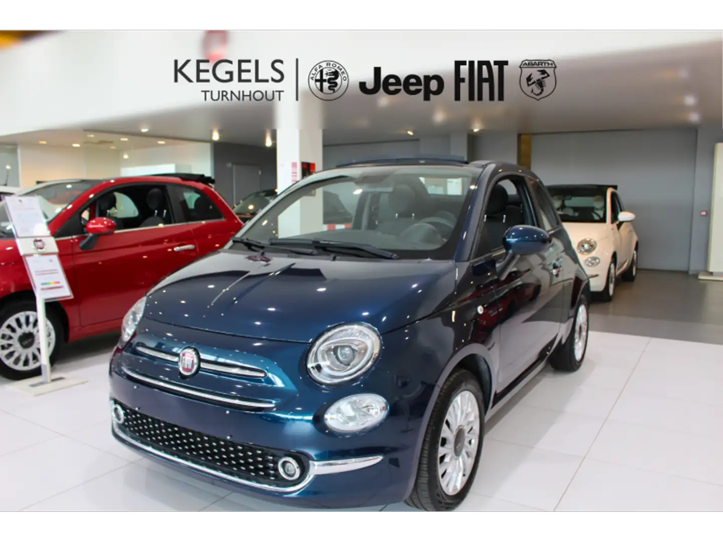 Fiat 500C Dolce Vita Blauw - 1