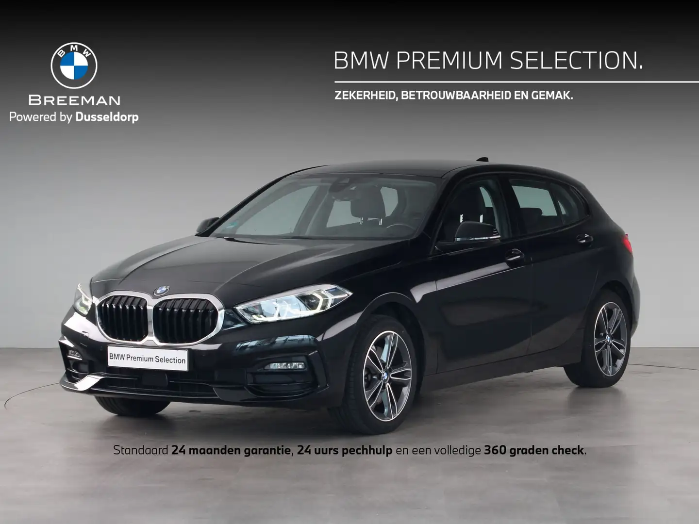 BMW 118 1 Serie 118i Sportline Zwart - 1