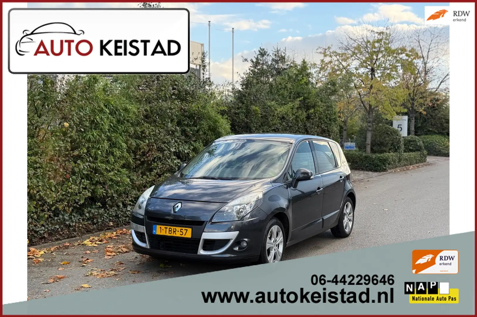 Renault Scenic 2.0 DYNAMIQUE AUTOMAAT NAVIGATIE/CLIMA/CRUISE! VEL Zwart - 1