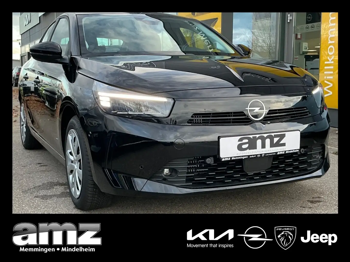 Opel Corsa F 1.2 Turbo Edition LED+SHZ+Fernlichtass. Schwarz - 1
