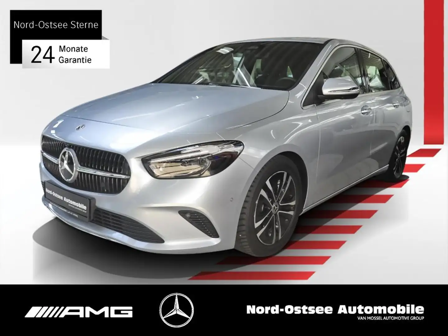 Mercedes-Benz B 200 d PROGRESSIVE ADV.+ 360 MULTI SHZ NAVI LED Silber - 1
