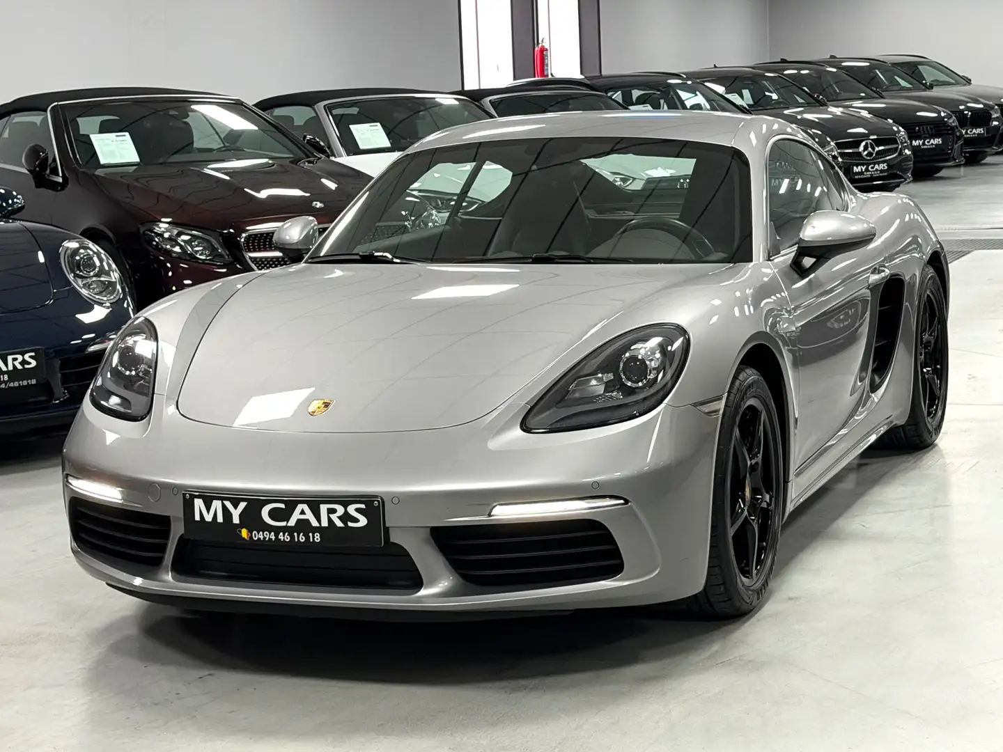 Porsche Cayman -718 2.0 Turbo Pdk Exhaust Sport Cuir Gps Xenon Grigio - 1