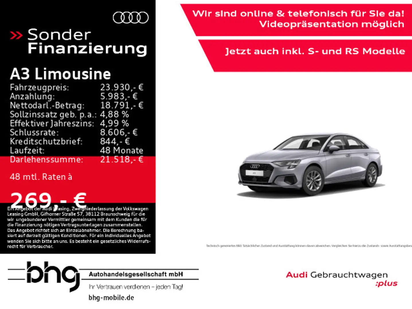 Audi A3 30 TDI 85(116) kW(PS) Argent - 1