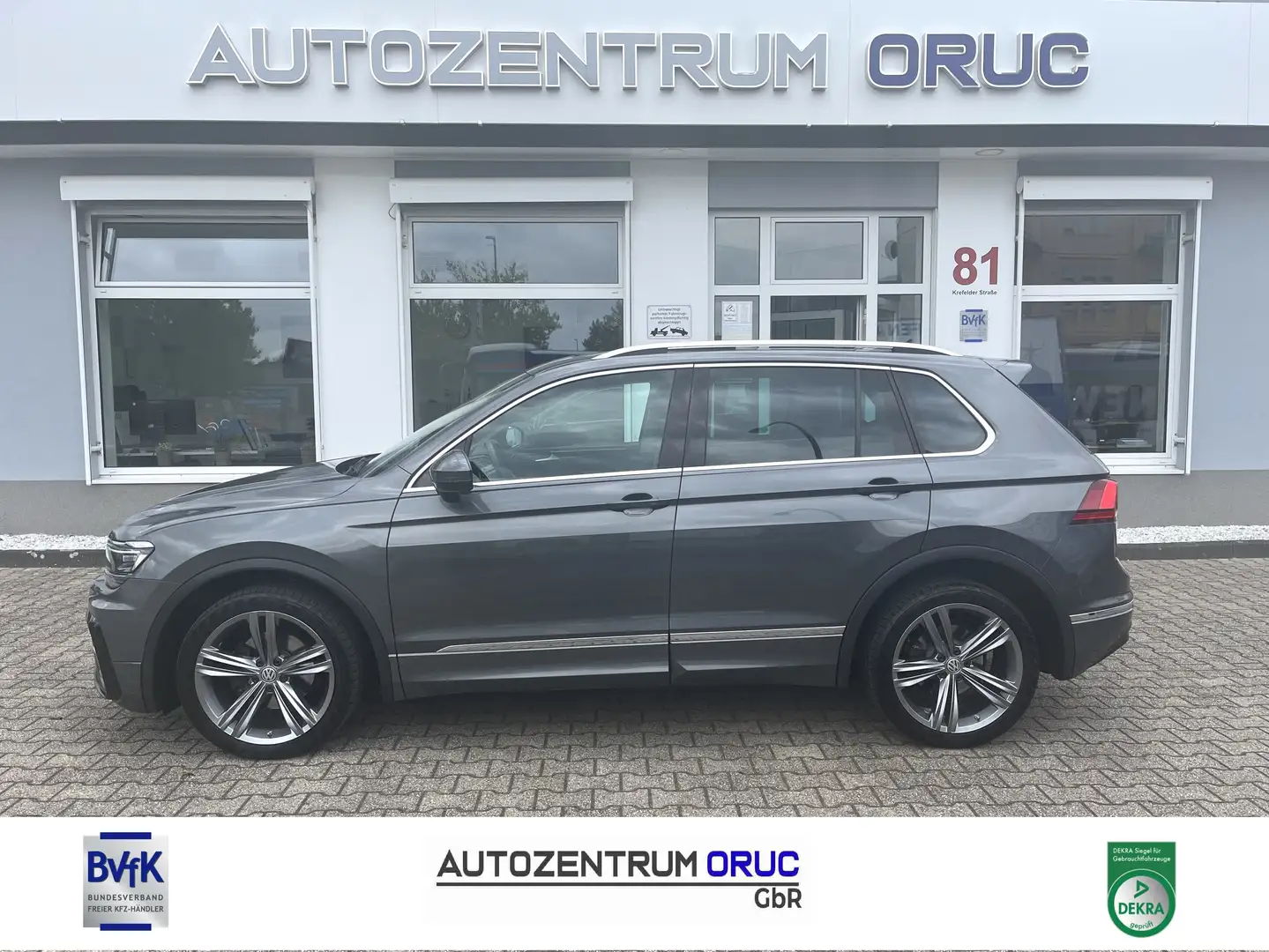 Volkswagen Tiguan 1.4 TSI R Line *Pano*ACC*LED*Navi* Gris - 1