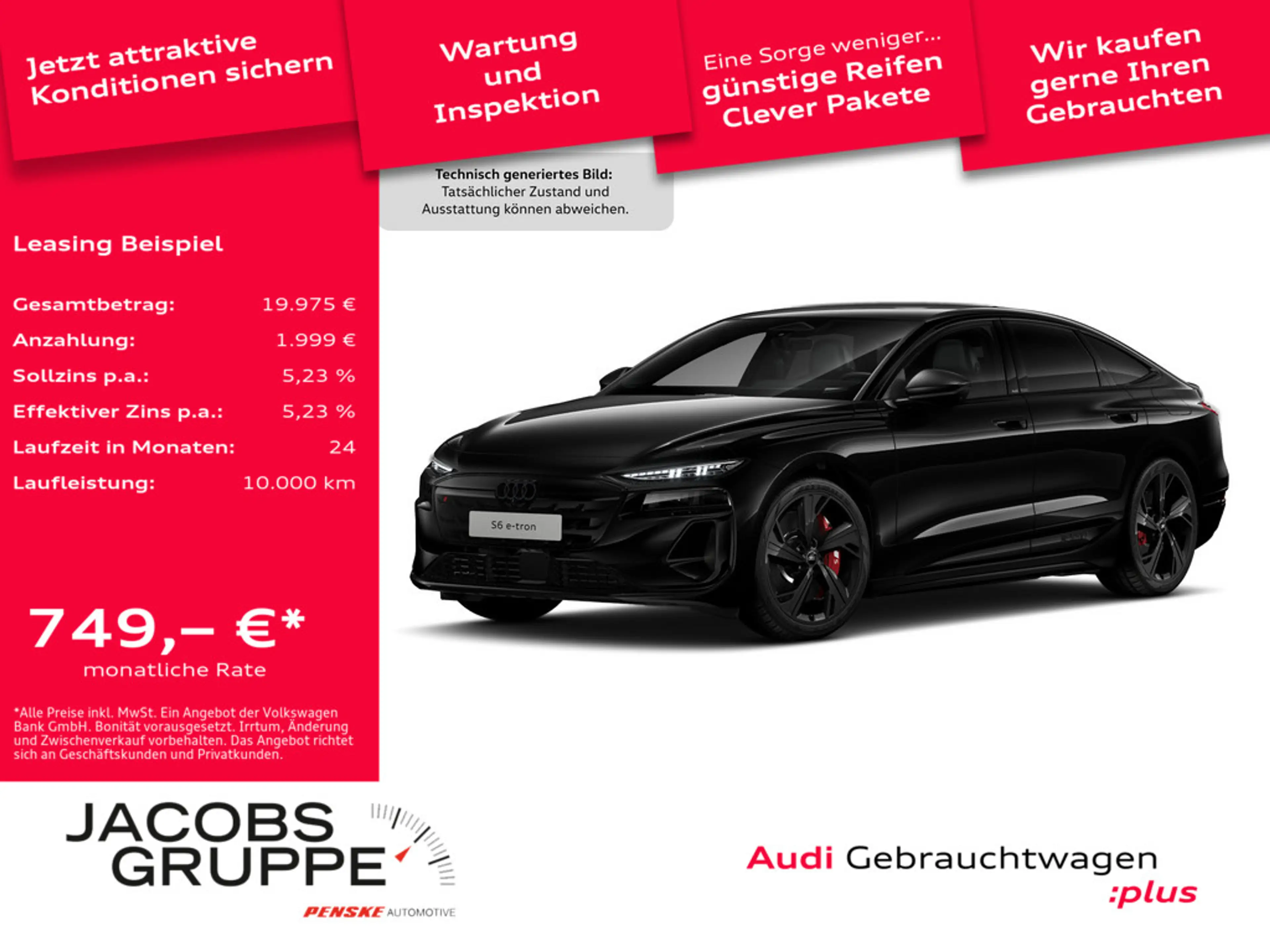 Audi S6 e-tron Spb. S-Sitze+/Matrix/Carbon/Pano/360°/Massage/AHK/21Zoll