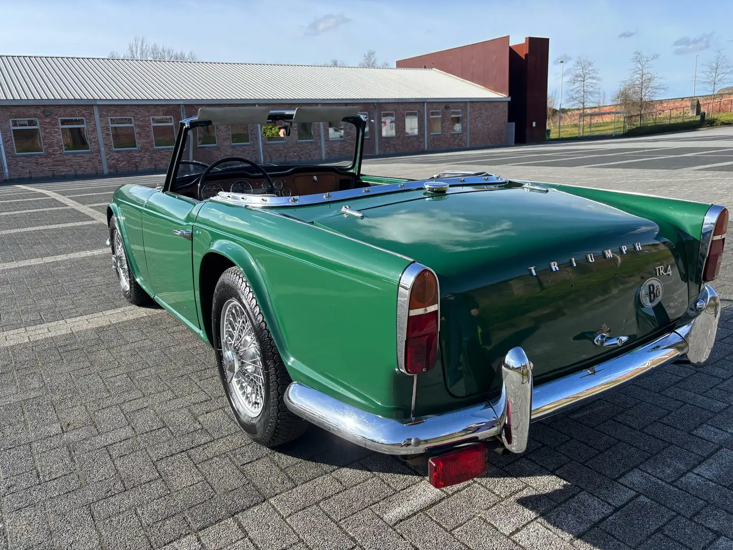 Triumph TR4 Belgische wagen, geheel origineel Зелений - 2